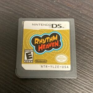 Nintendo DS Rhythm Heaven Game Cartridge - Gray and Gold